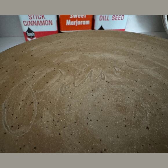 Vintage Hand-Thrown Studio Pottery Baking Dish – Signed Pali - Picture 6 of 8